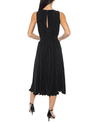 Marina Marina Smocked Waist Midi Dress
