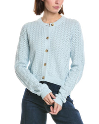 Atm Anthony Thomas Melillo Cashmere-Blend Cropped Cardigan