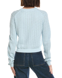 Atm Anthony Thomas Melillo Cashmere-Blend Cropped Cardigan