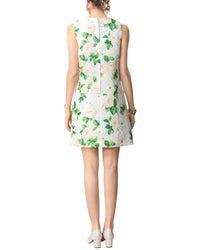 Burryco Printed Short Sleeve Mini Dress