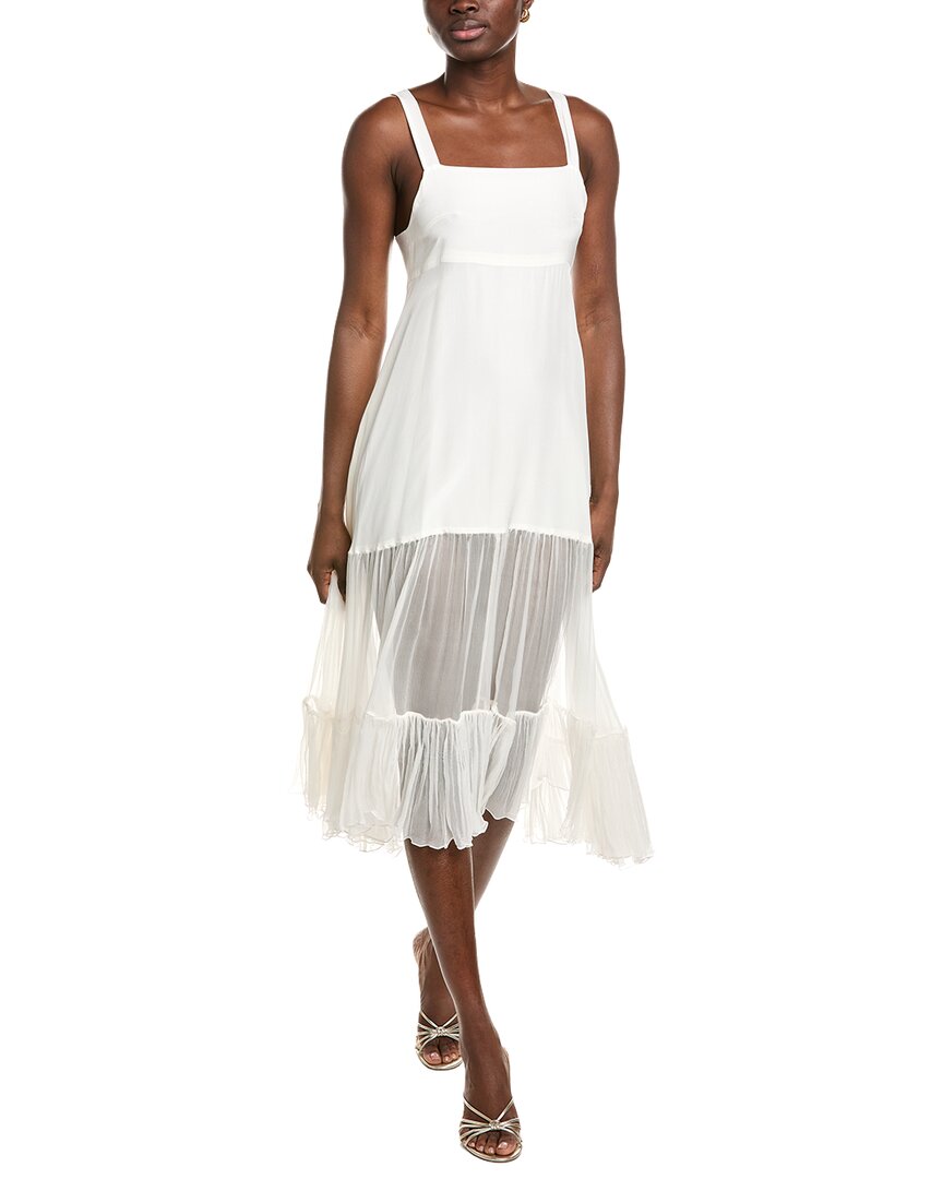 Azeeza Bellevue Silk Midi Dress