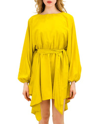AZEEZA Azeeza Naila Silk Mini Dress