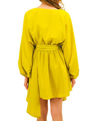 AZEEZA Azeeza Naila Silk Mini Dress