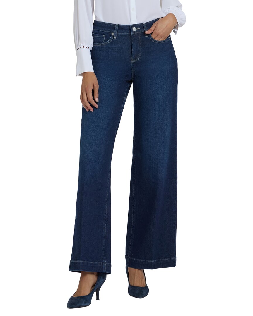 Nydj Petite Teresa Midnight Breeze Wide Leg Jean