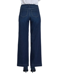 Nydj Petite Teresa Midnight Breeze Wide Leg Jean