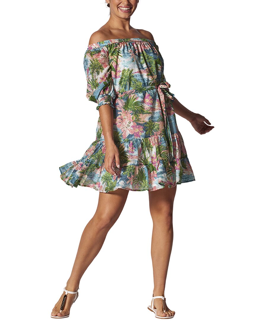 Tori Richard Scarlett Off Shoulder Dress