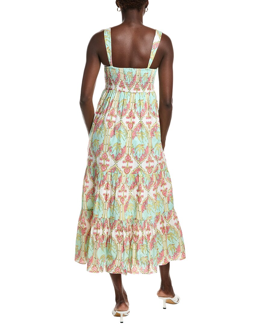 Garrie B Green Bird Strap Dress