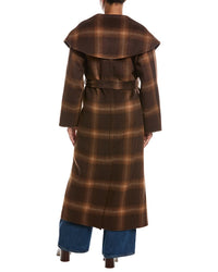 SIMKHAI Simkhai Mulhollond Plaid Robe Coat