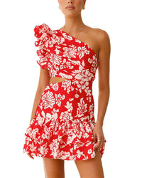 LEON GORI Leon Gori Printed Mini Dress