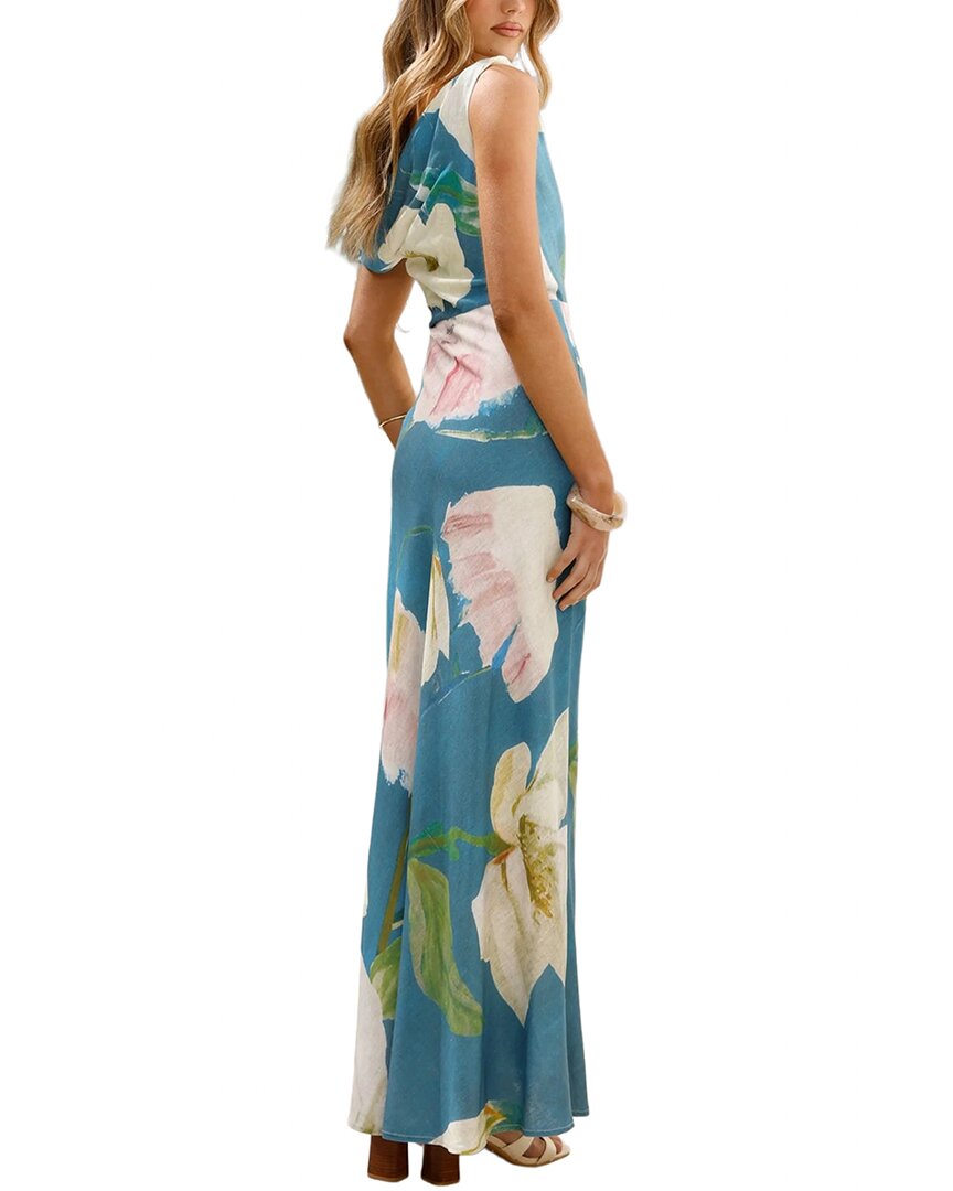 Oloey One-Shoulder Maxi Dress