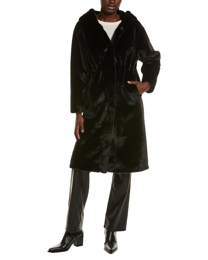Cece Long Faux Shearling Coat