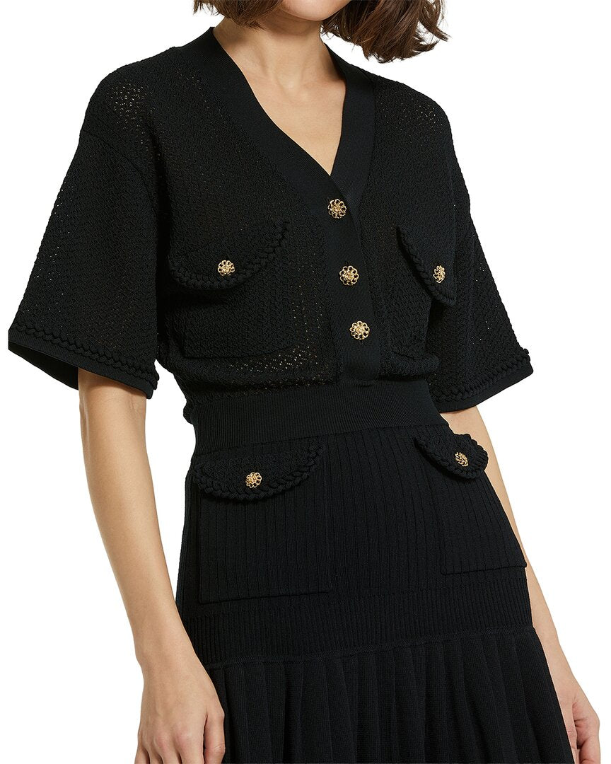 Mac Duggal Button-Up Dress
