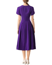 Burryco Short Sleeve Midi Dress