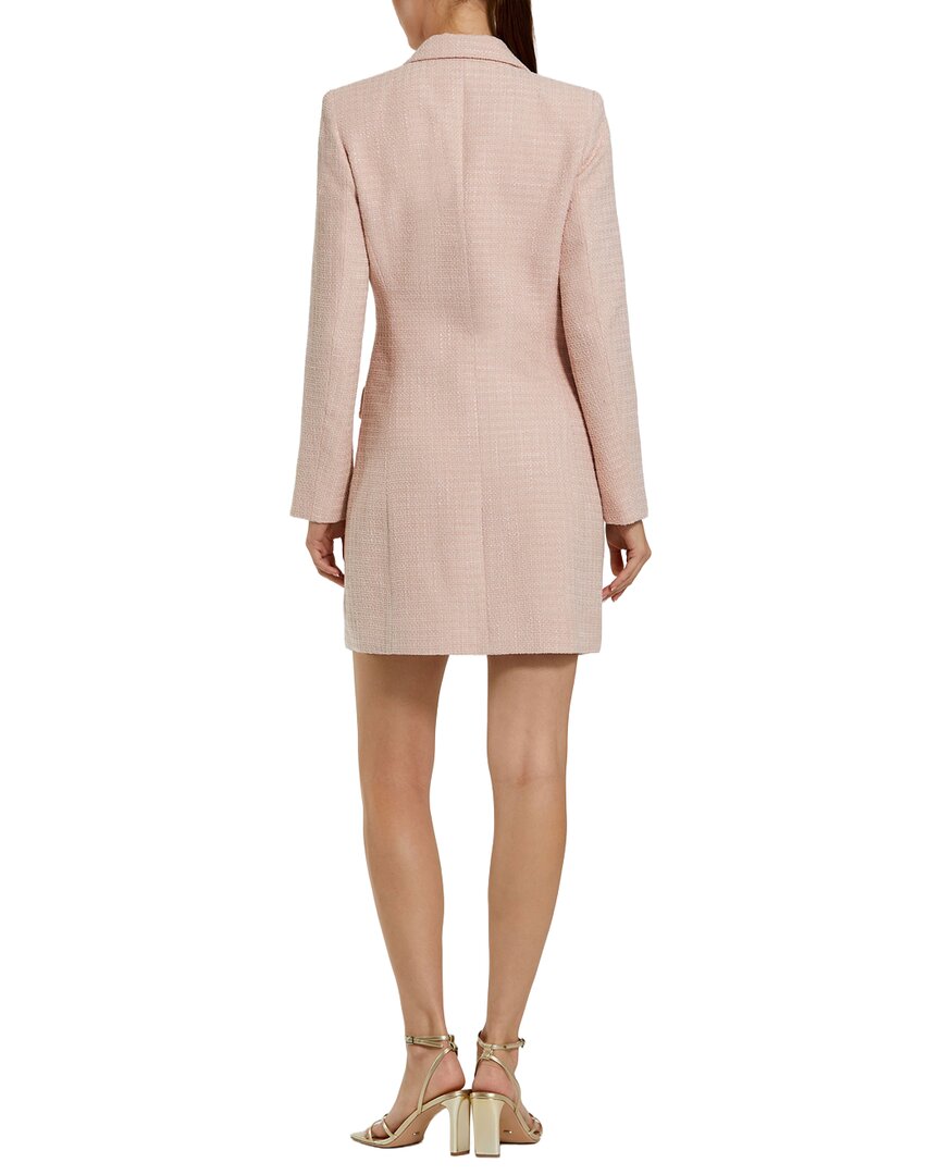 Mac Duggal Boucle Long Sleeve Blazer Mini Dress