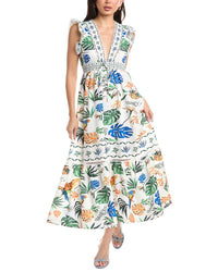 JL LUXE Jl Luxe Sleeveless Midi Dress