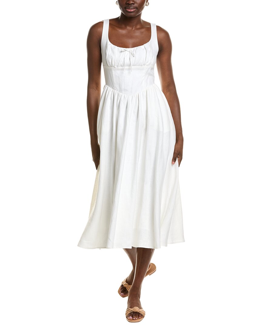 JL LUXE Jl Luxe Linen Maxi Dress