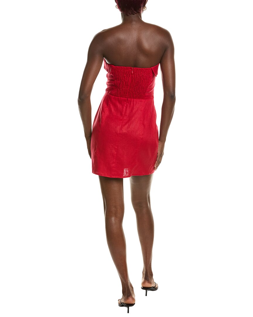 JL LUXE Jl Luxe Linen Mini Dress