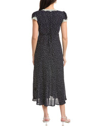 Jl Luxe Short Sleeve Midi Dress