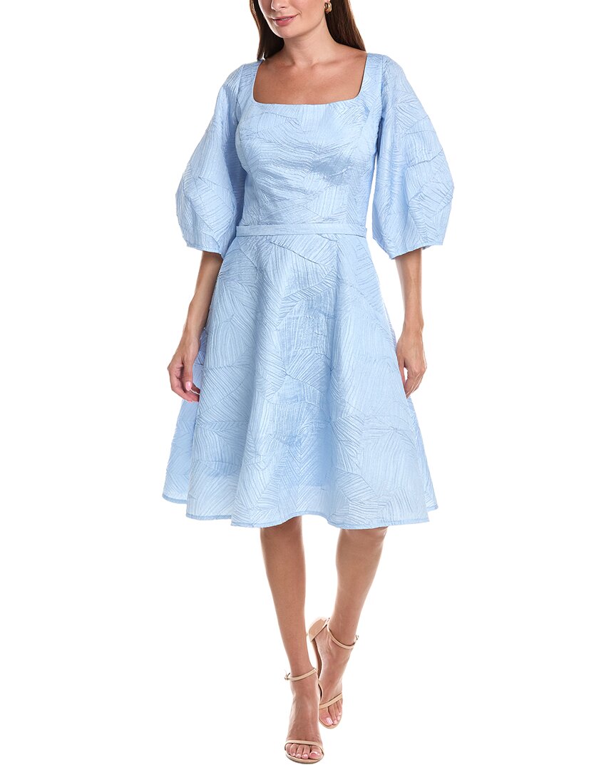 Rene Ruiz Rene Ruiz A-Line Textured Midi Dress