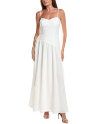 Rene Ruiz Rene Ruiz Sweetheart Colorblock Drop-Waist Maxi Dress