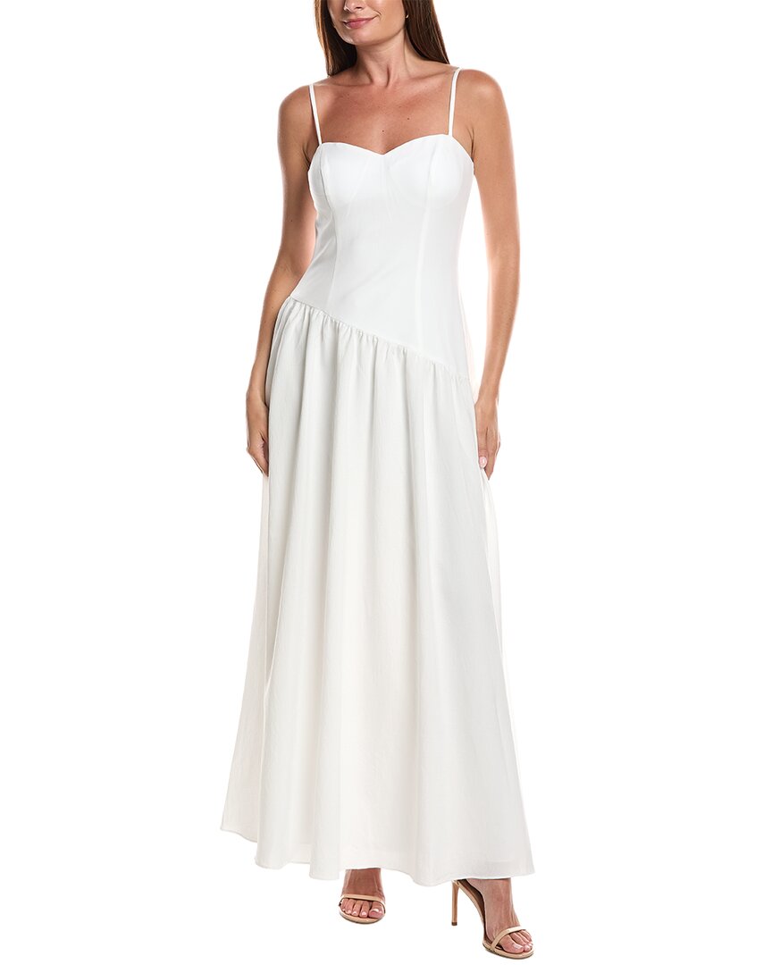 Rene Ruiz Rene Ruiz Sweetheart Colorblock Drop-Waist Maxi Dress