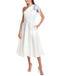 Rene Ruiz Rene Ruiz Flare Hem Faille Midi Dress
