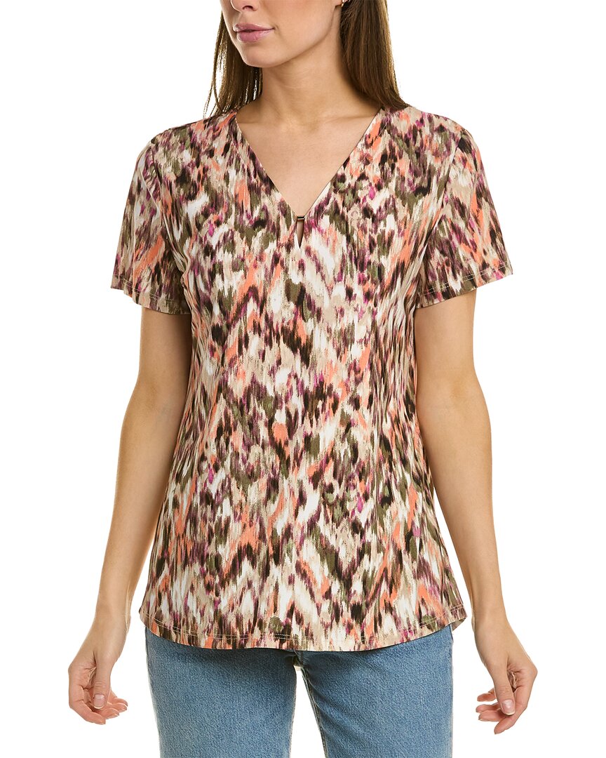Jones New York Moss Crepe Top