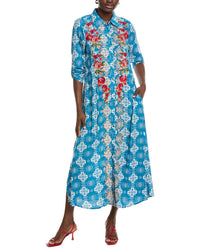 Marion Floral Embroidered Shirtdress