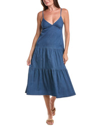 MARION Marion Solid Midi Dress