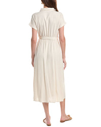 MARION Marion Linen-Blend Midi Dress