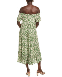 Marion Printed Floral Midi Dress