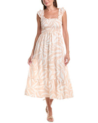 MARION Marion Printed Midi Dress