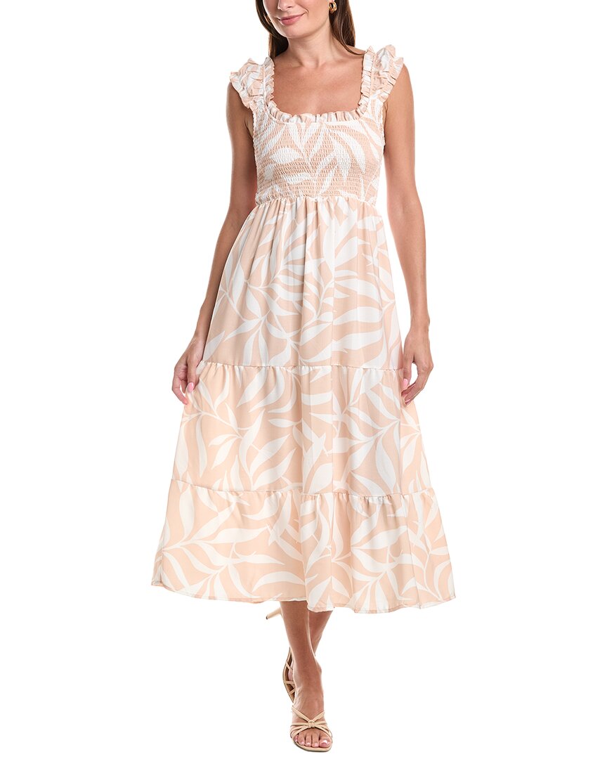 MARION Marion Printed Midi Dress