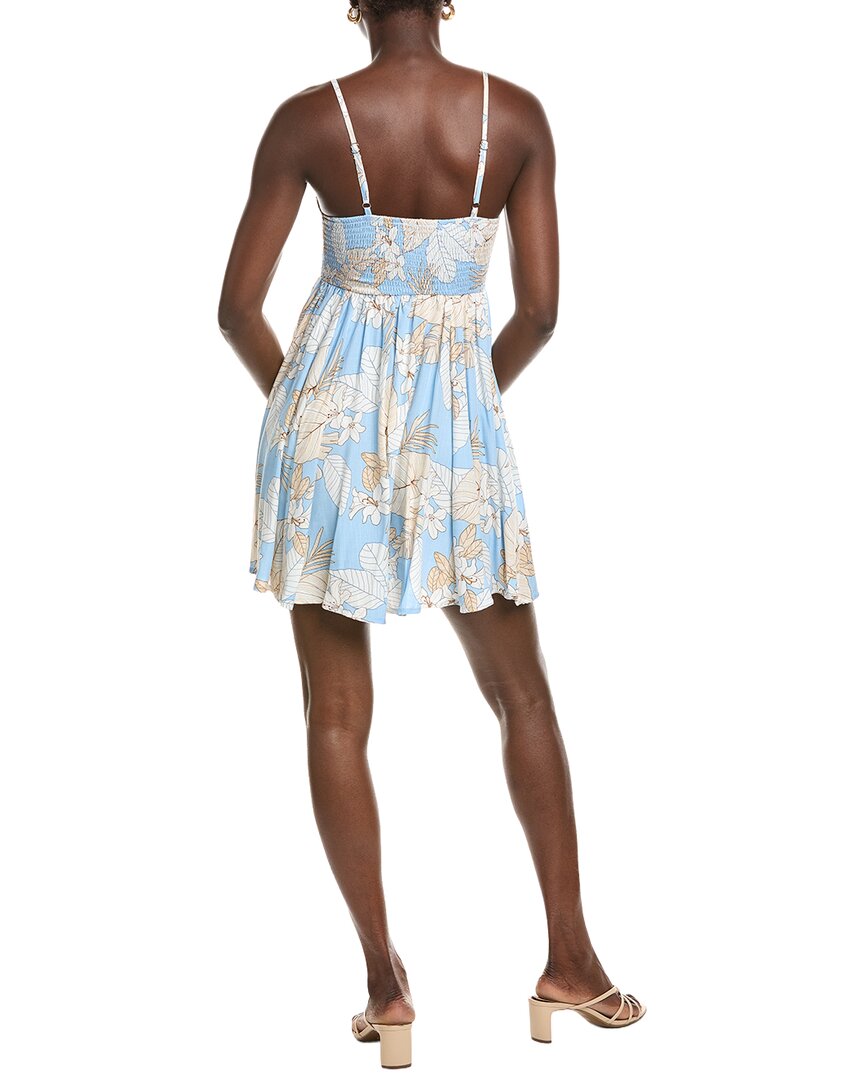 Marion Leaf Printed A-Line Dress