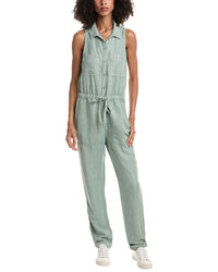 Bella Dahl Linen-Blend Pocket Jumpsuit