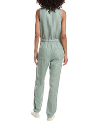 Bella Dahl Linen-Blend Pocket Jumpsuit