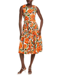 Samantha Sung Rose Midi Dress