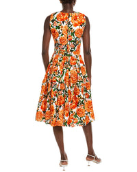Samantha Sung Rose Midi Dress