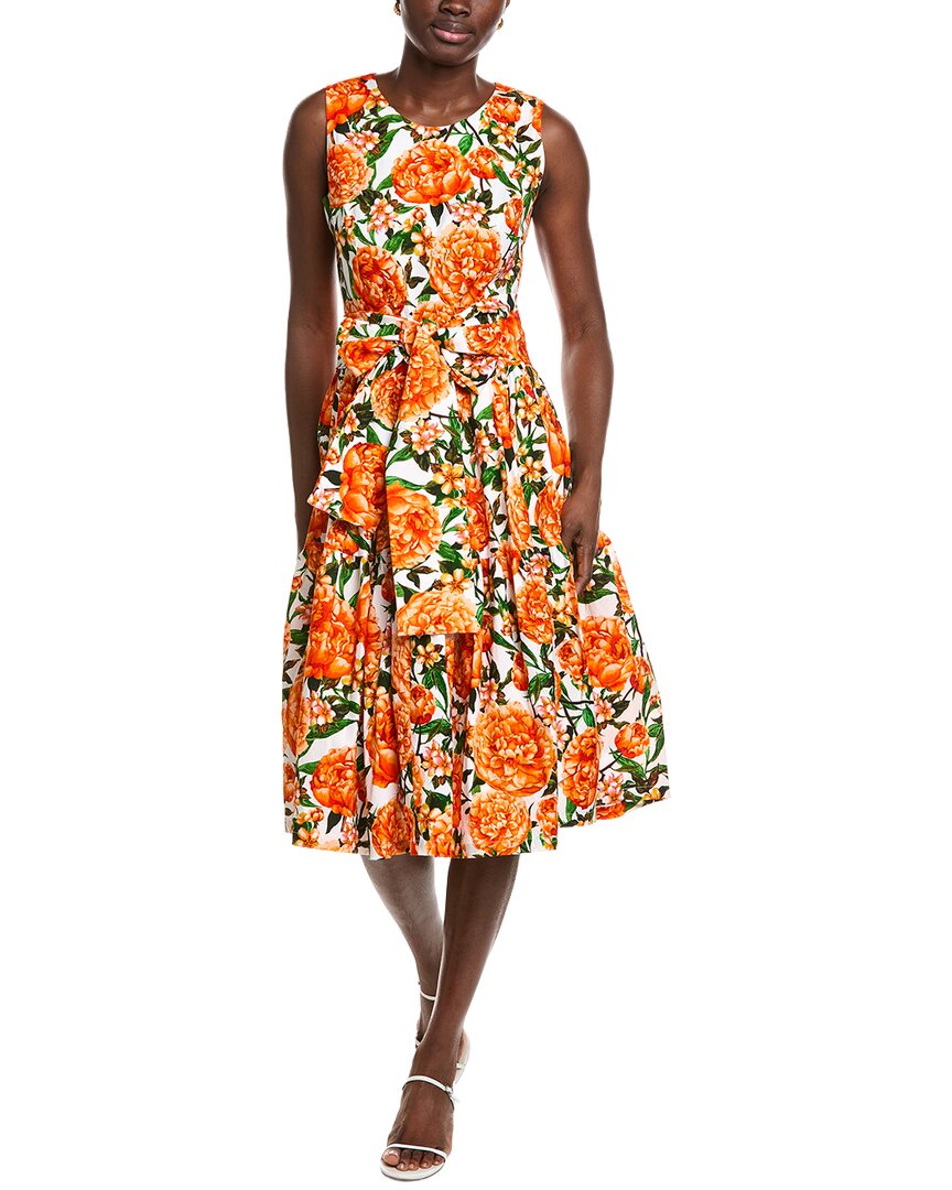 Samantha Sung Rose Midi Dress