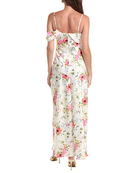 Avec Les Filles Avec Les Filles Asymmetrical Bias Maxi Dress