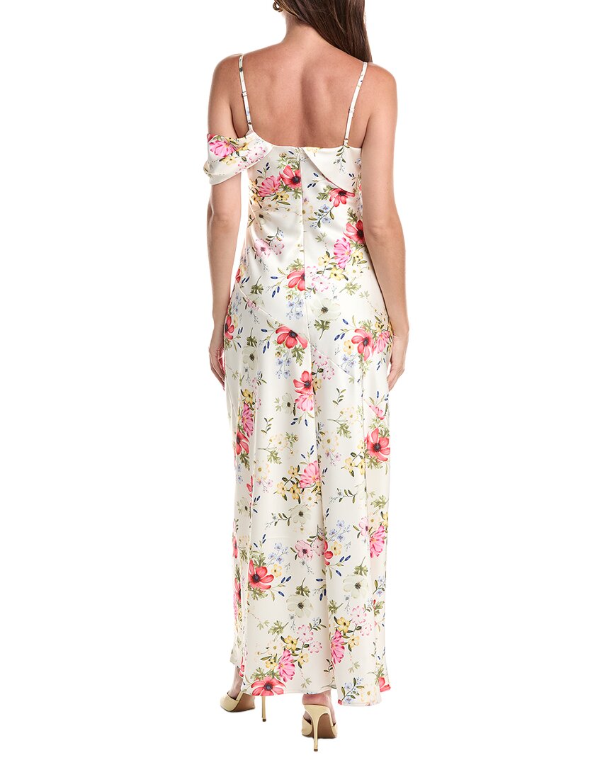 Avec Les Filles Avec Les Filles Asymmetrical Bias Maxi Dress