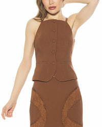 Alexia Admor Alexia Admor Ziv Vest Top