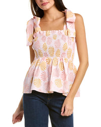 Kathleen Maeve Kathleen Maeve Emily Linen-Blend Top