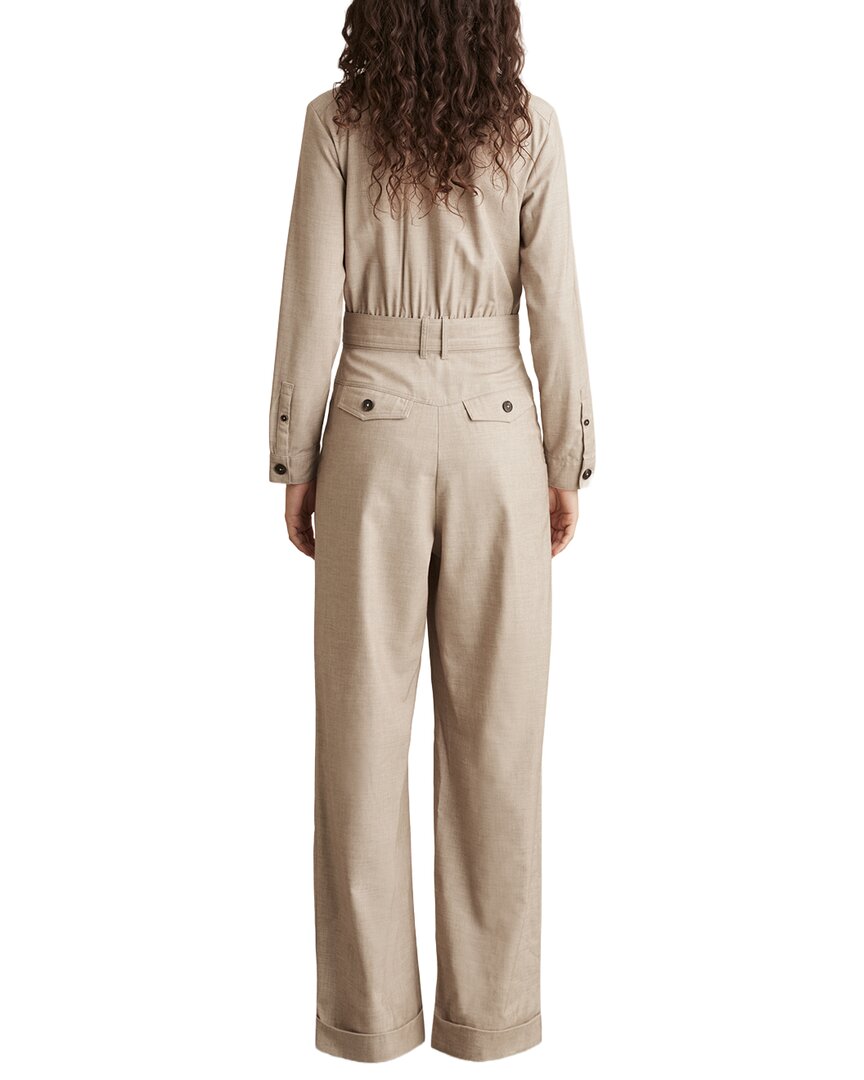 Reiss Abigail Wool-Blend Tailored Jumpsuit