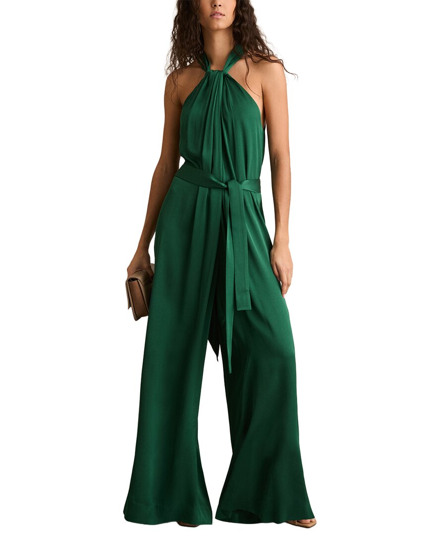Reiss Rosin Draped Occasion Jumpsuit