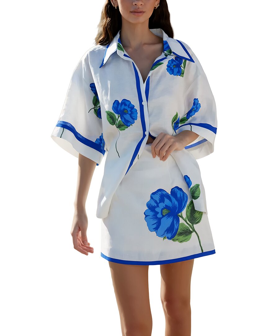 Linda Charm Linda Charm Shirt & Skirt Set