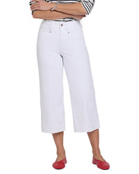 Nydj Brigitte Optic White Capri Jean