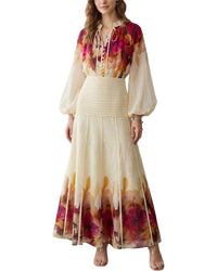 Amanda Royal Amanda Royal 2Pc Blouse & Skirt Set