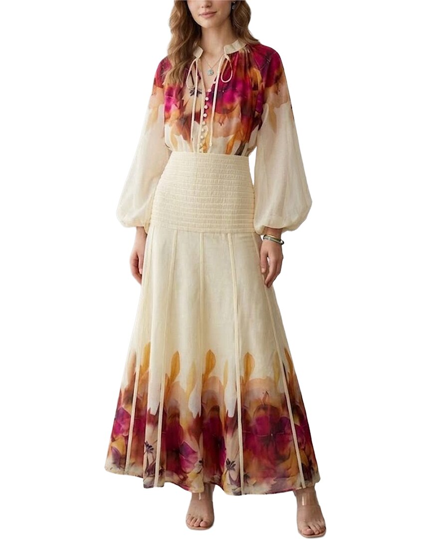 Amanda Royal Amanda Royal 2Pc Blouse & Skirt Set