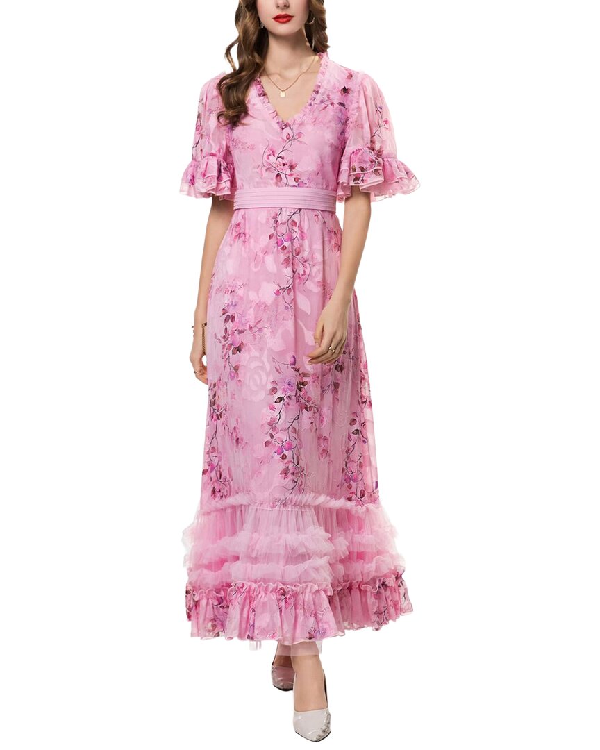 Amanda Royal Maxi Dress